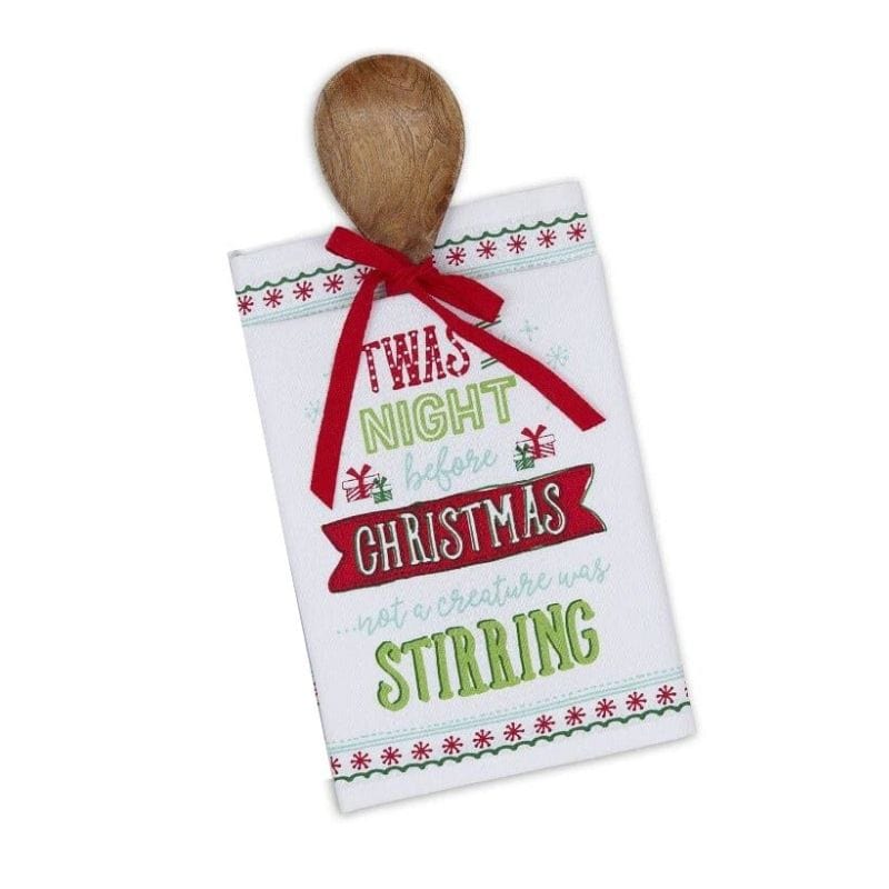 Holiday Dish Towel and Spoon Gift Set