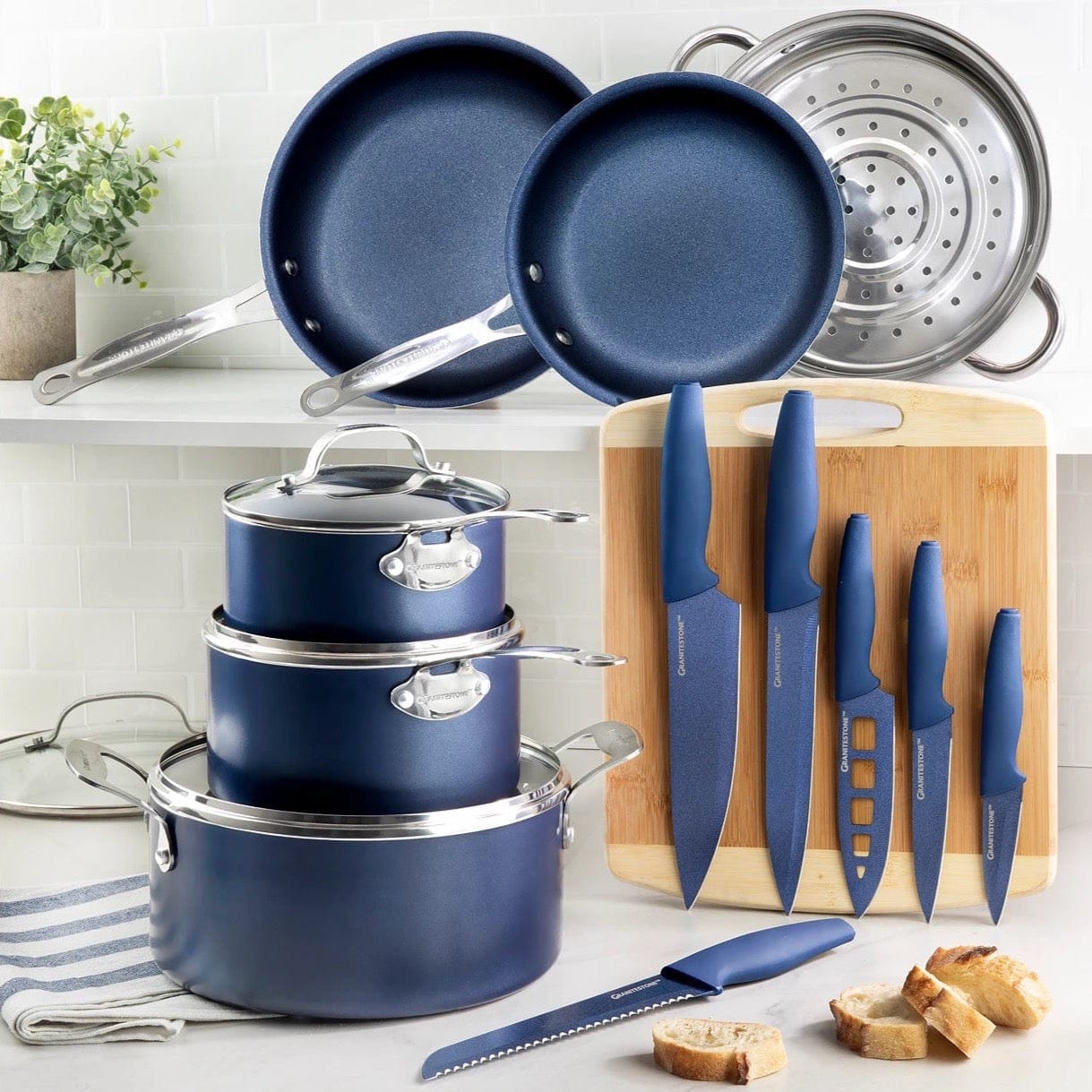 Navy Blue Cookware