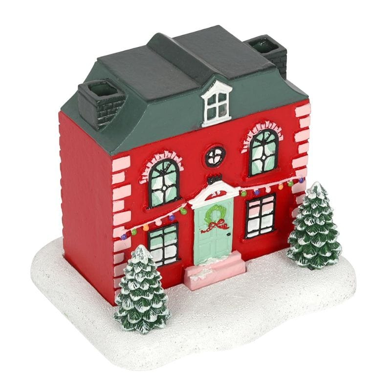 Christmas House Incense Cone Burner CR_01320
