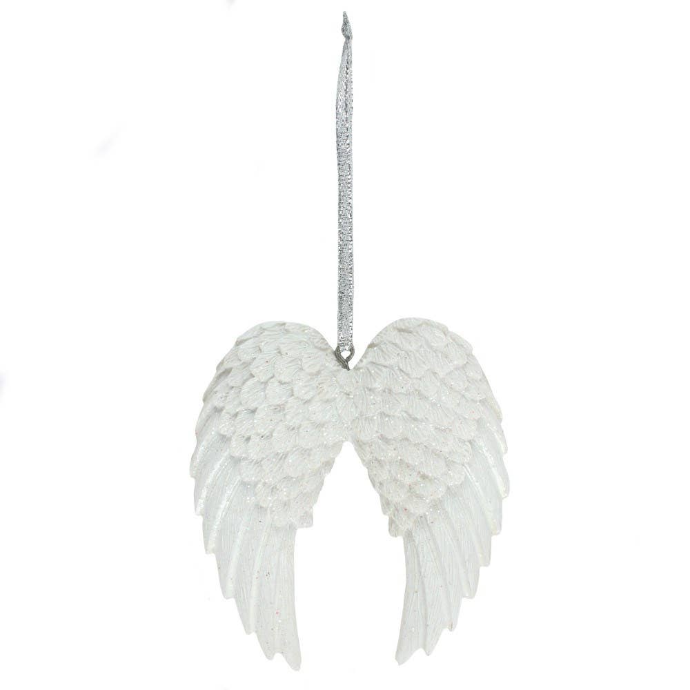 Double Glitter Angel Wing Hanging Decoration AO_33327