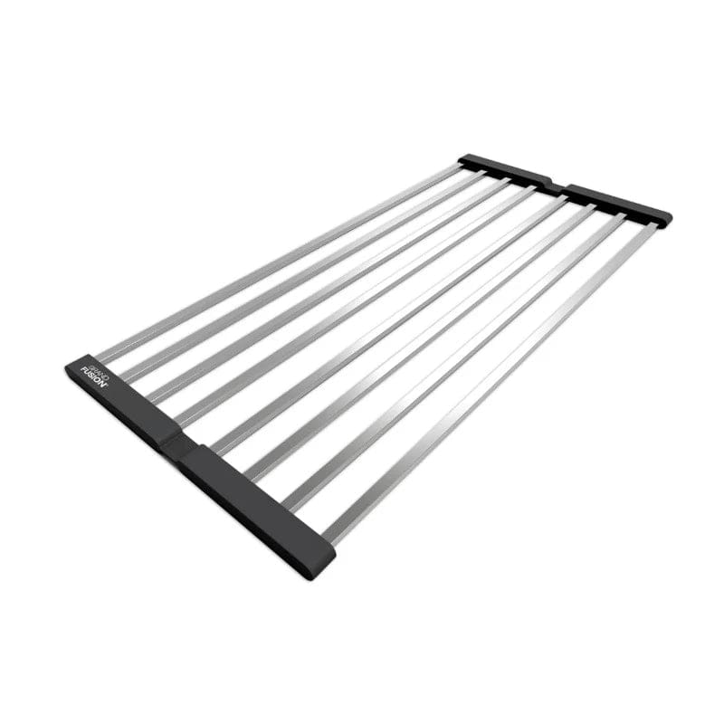 Square Bar Roll-up Dish Rack Black A680270