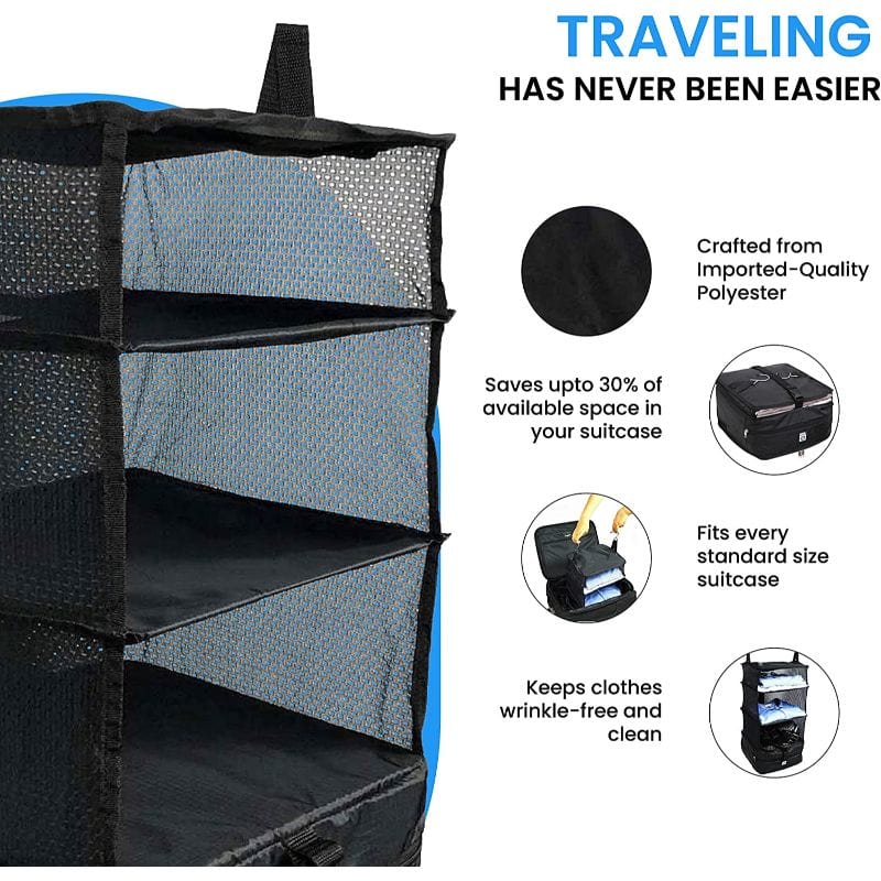 Stow-N-Go® Portable Hanging Travel Shelves