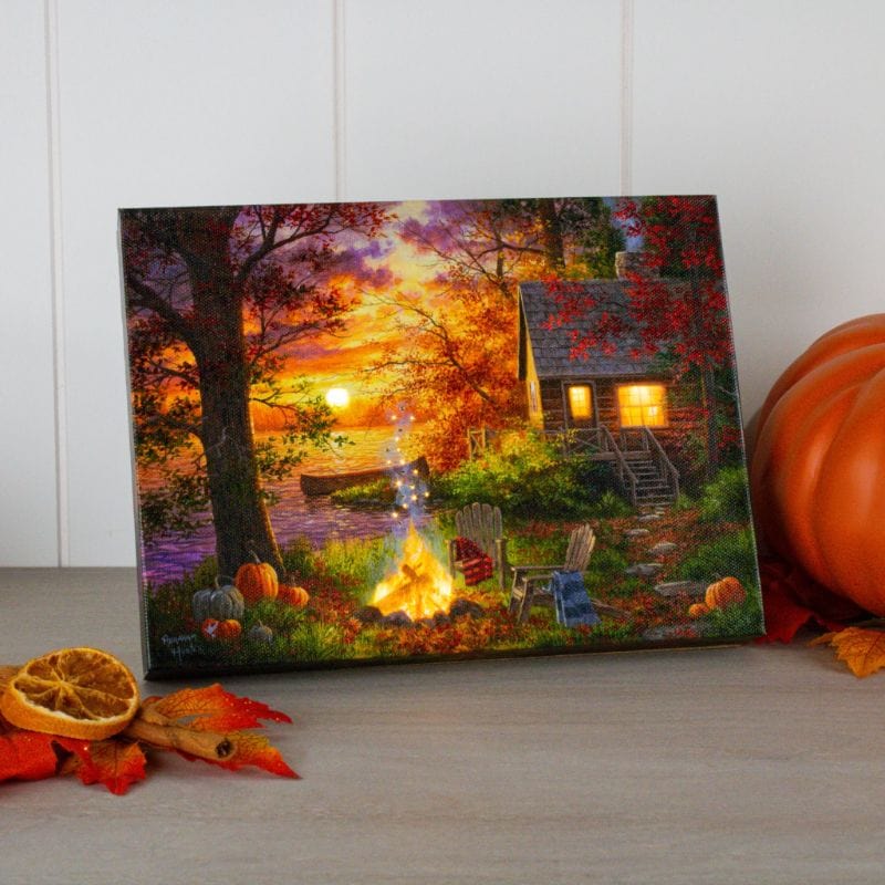 Sunset Serenity Lighted Tabletop Canvas A2320