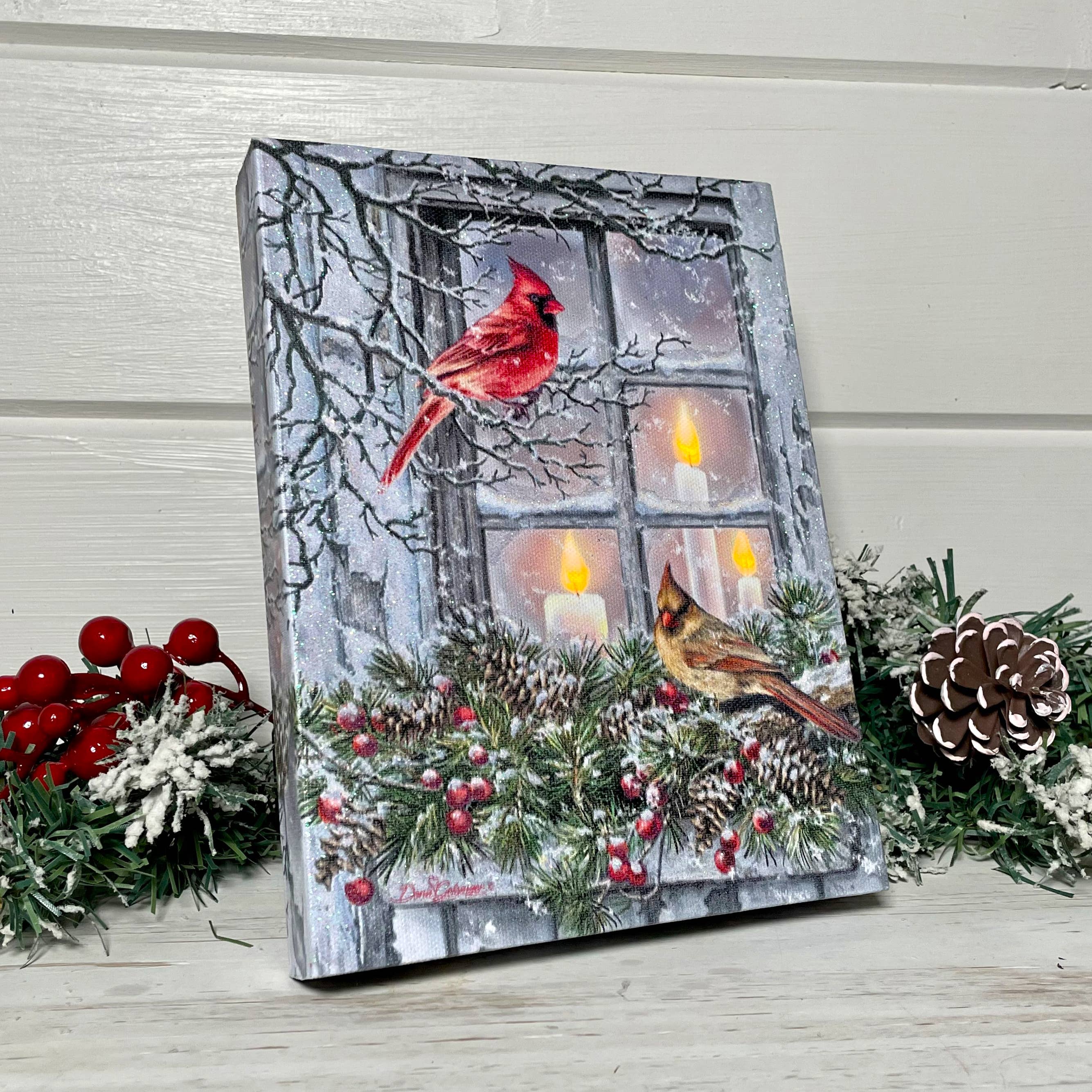 Together for Christmas 8x6 Lighted Tabletop Canvas A2126