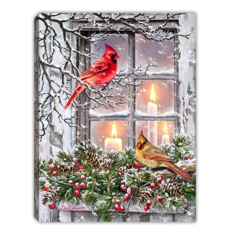 Together for Christmas Lighted Canvas A2126