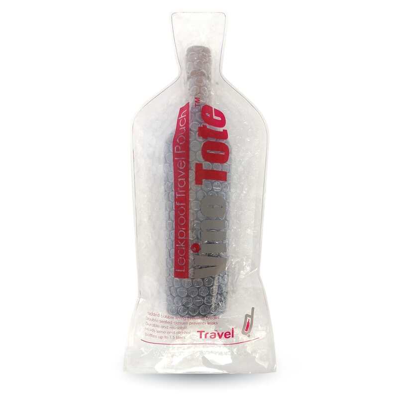 Vino Tote - Wine Bottle Protector Bag for Travel, Reusable Bottle Sleeve Carrier  - 2 Pack A279682