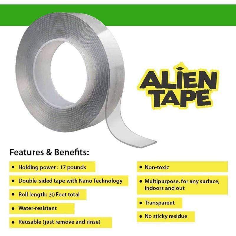 Alien Tape Triple Roll Double Sided Tape