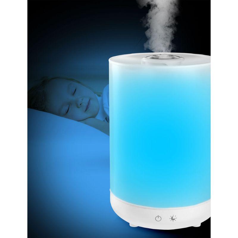 Bell + Howell Top Fill Cool Mist Ultrasonic Color Changing Humidifier EM7105