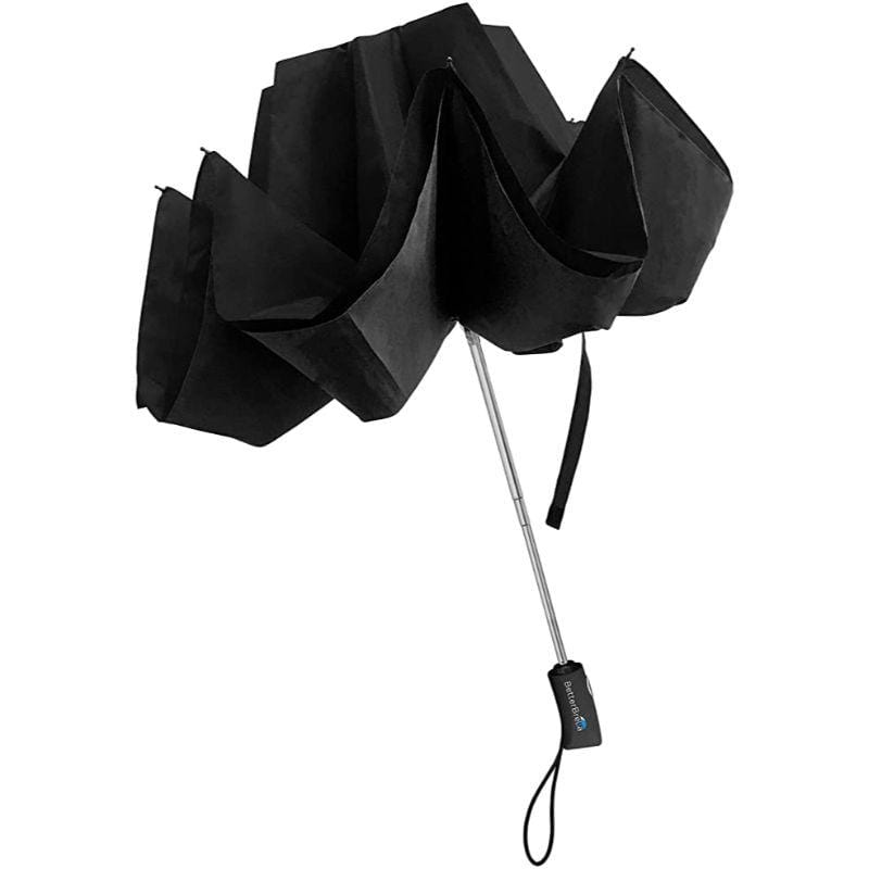 Better Brella Compact Reverse Open Umbrella Black EM1673