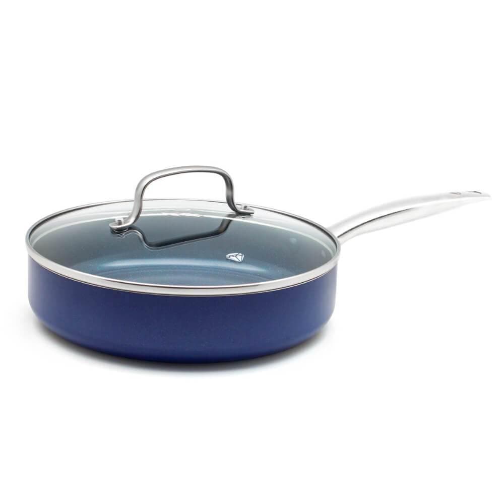 Blue Diamond 5 Qt. Saute Pan With Lid, Fry Pans & Skillets, Household