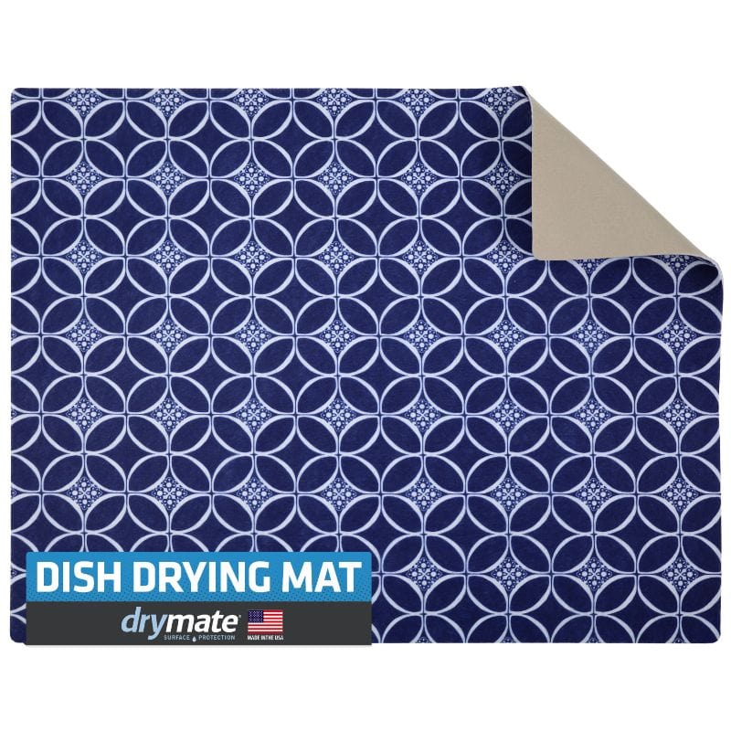 Drymate Low-Profile Dish Drying Mat Indigo KDM1924INWP