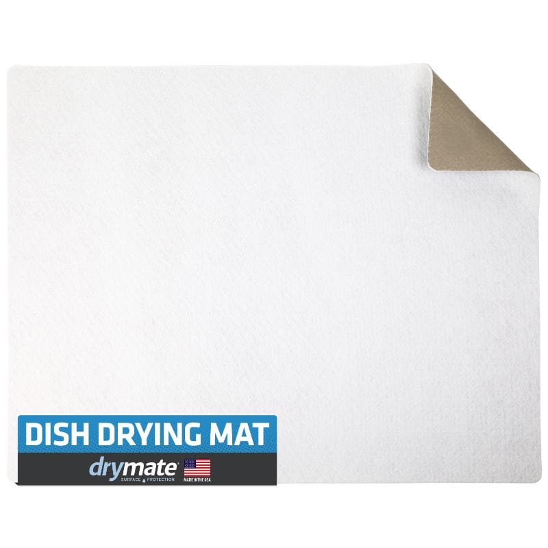 Drymate Low-Profile Dish Drying Mat White KDM1924WP