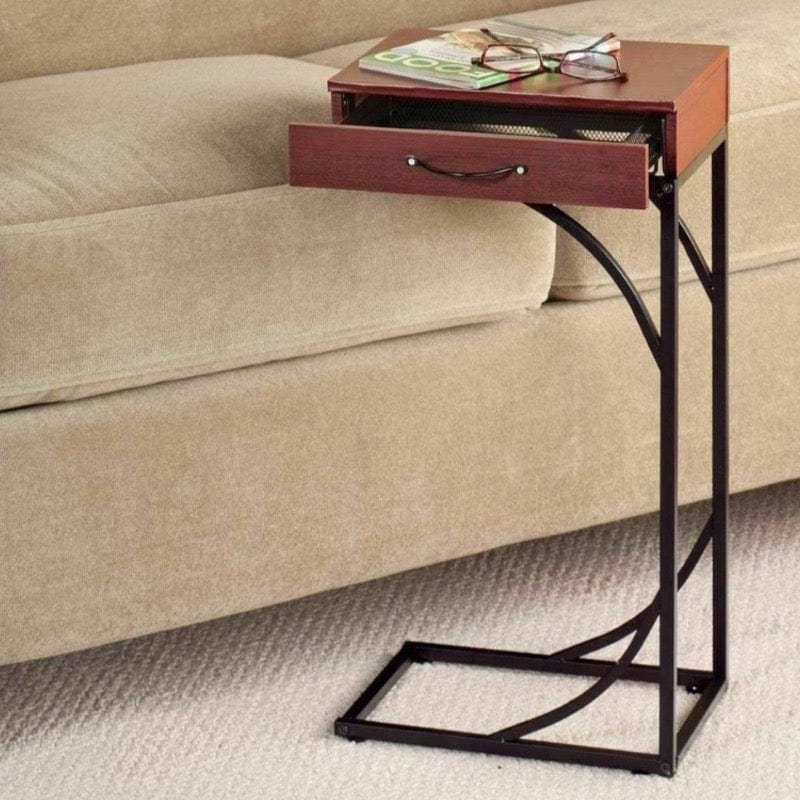 Easy Slide Side Sofa Table with Drawer 4661