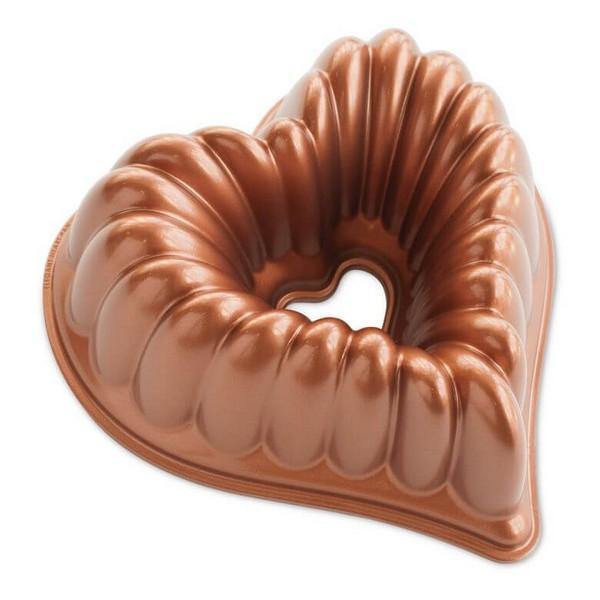 Elegant Heart Bundt Baking Pan by NordicWare 55548M