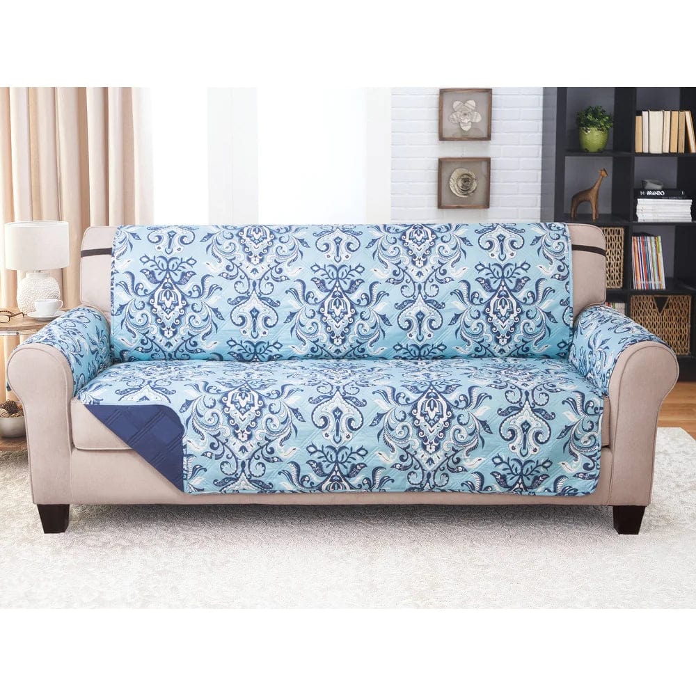 Extra Large Sofa Slipcover Protectors Jory Blue 703551