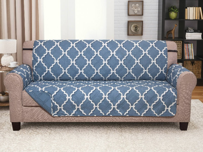 Extra Large Sofa Slipcover Protectors Odyssey Slate Blue 704954