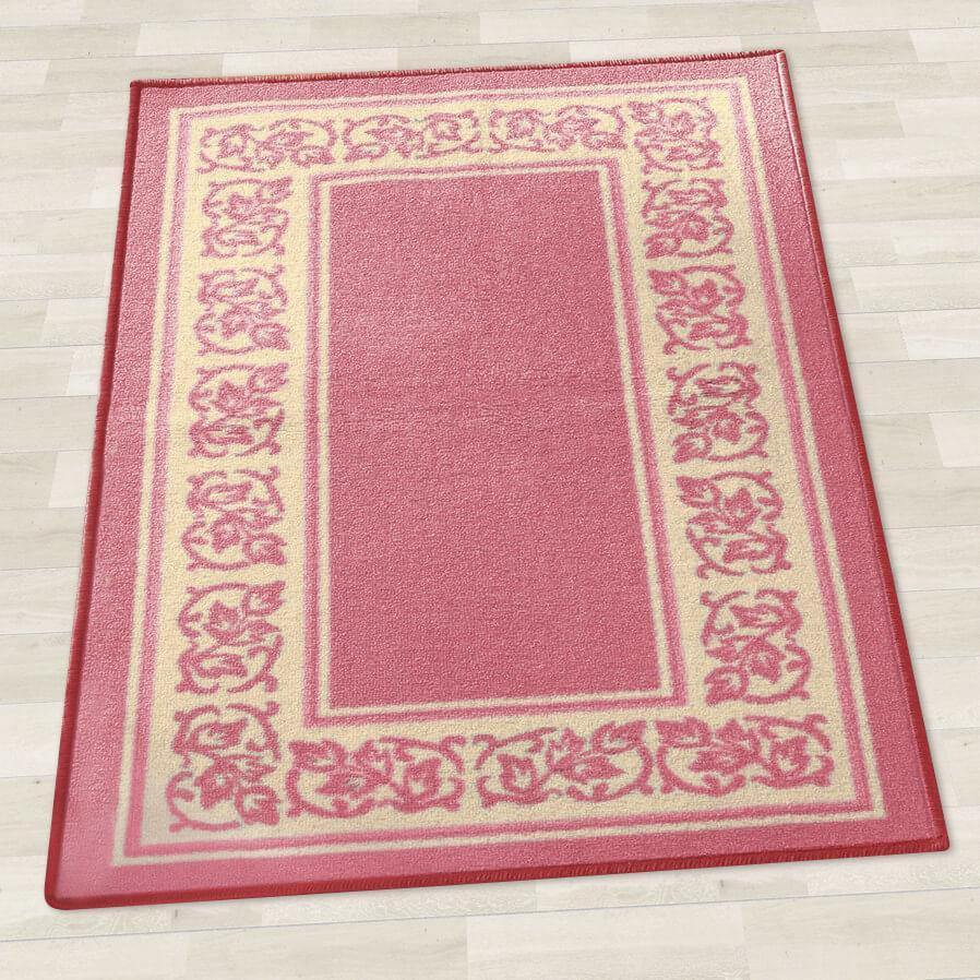 Floral Border Area Rugs 20" x 30" / Rose FLO-20X30-RS