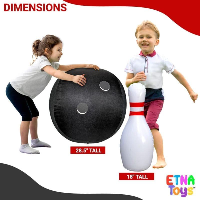 Giant Inflatable Bowling Game With Pump 4826