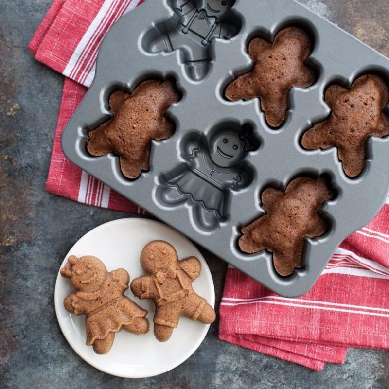 Gingerbread Kids Cakelet Pan by NordicWare 86948M