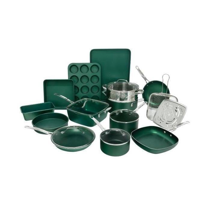 Emeril 13-Pc. Cookware Set Green