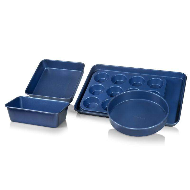 GraniteStone Diamond Blue 5 Piece Bakeware Set EM7202