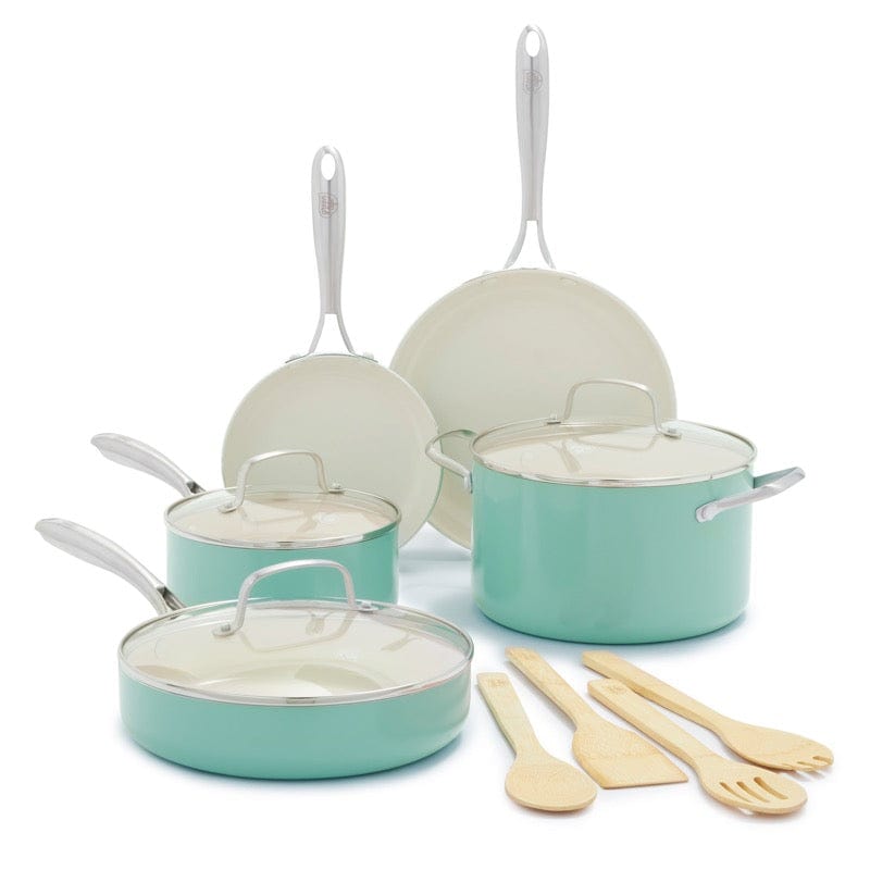 GreenLife Artisan 12pc. Set in Turquoise CC004710-001