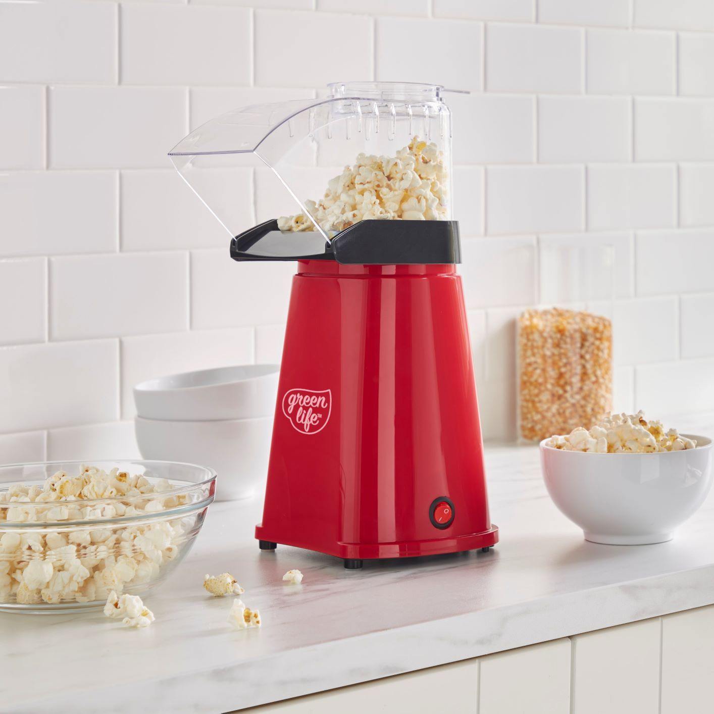 GreenLife Now Showing Electric Popcorn Maker Red CC003769-002