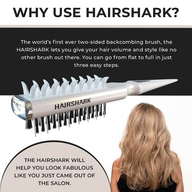 Hairshark 3-in-1 Instant Volume Hair Brush HS-1000