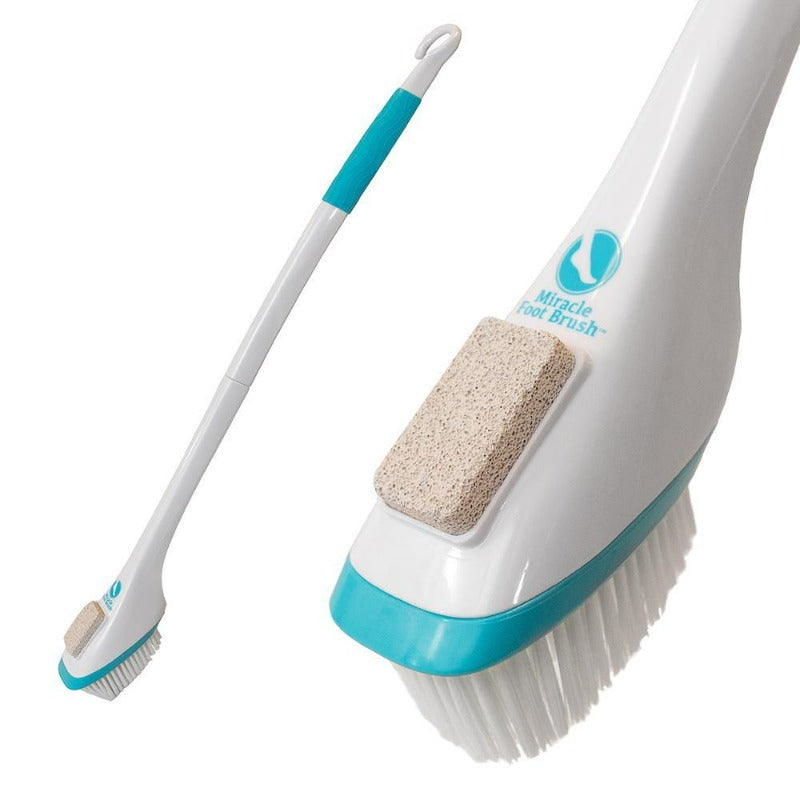 Miracle Cleaning Extra Long Foot Brush with Pumice TOE094