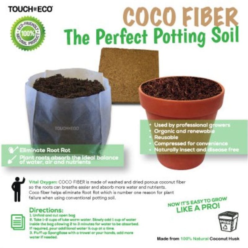 Natural & Organic Coco Fiber Expanding Soil