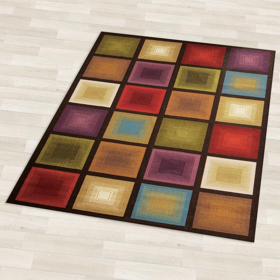 Optic Squares Large Area Rug OPT-59X83