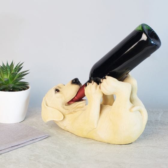 Playful Pup Wine Holder 2668