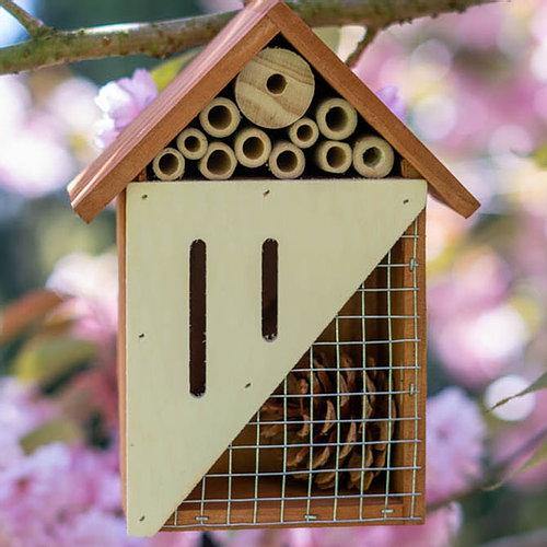 Pollinating Palace Bee & Butterfly Wooden Insect Home 5060