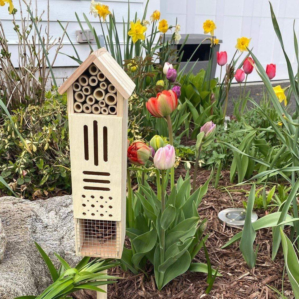 Pollination Palace Bee and Butterfly Wooden Insect Home 5065
