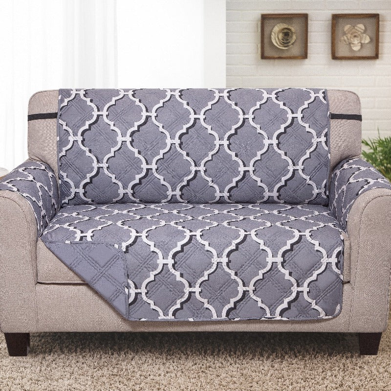 Quilted Loveseat Furniture Protectors Odyssey Gray 704886