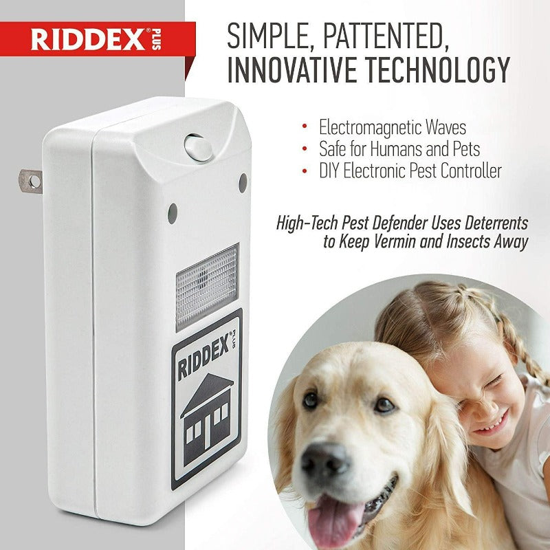 Riddex Plus Electronic Rodent and Pest Repeller 030501A
