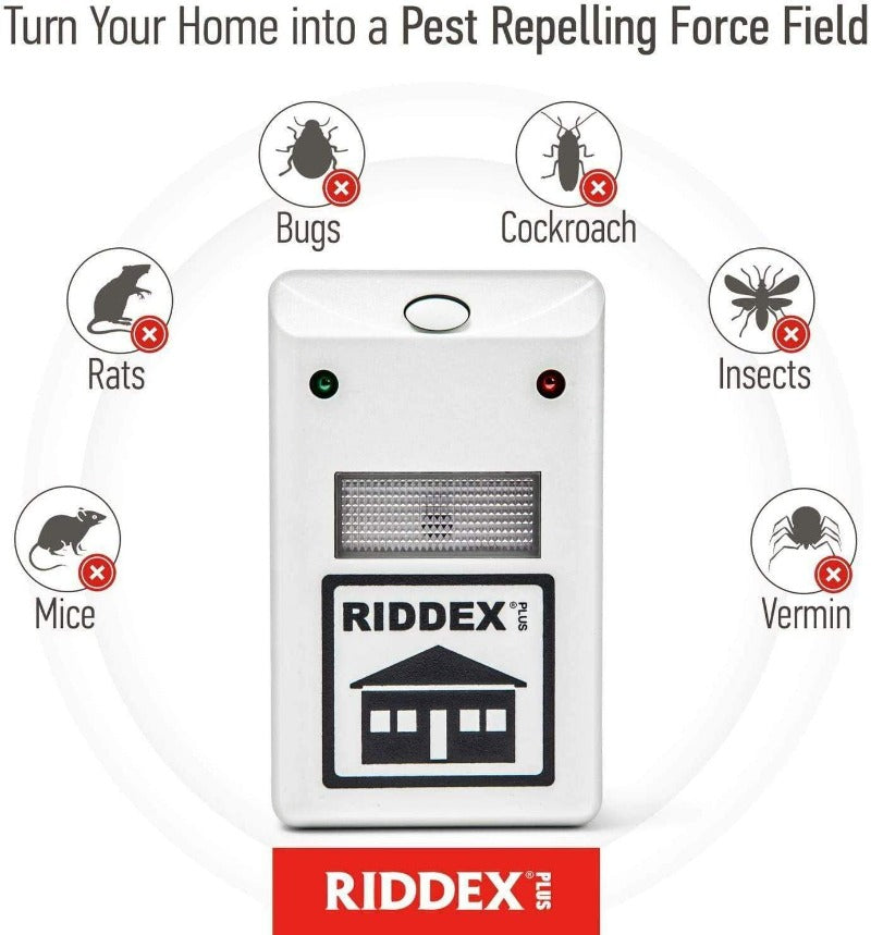 Riddex Plus Electronic Rodent and Pest Repeller 030501A