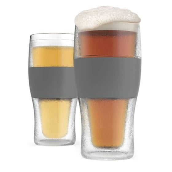 Set of 2 Freeze Cooling Pint Glasses by Host 3309