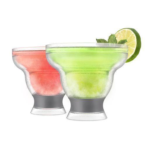 Set of 2 Margarita Freeze Cooling Cups Grey 3308