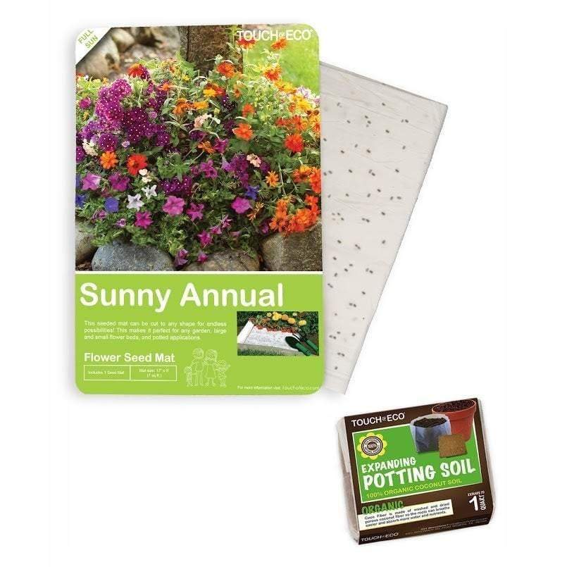Sunny Annual Pre-Seeded Flower Mat with Soil 3053