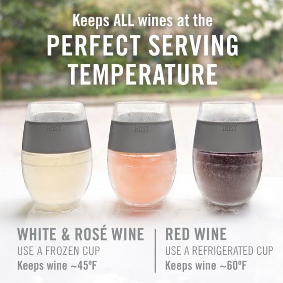 Wine Freeze Cooling Cups by Host
